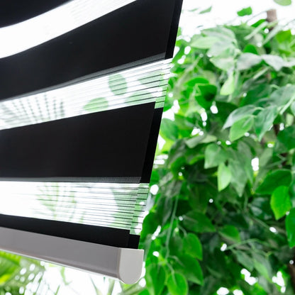 Cordless Zebra Blinds for Windows Shade Spring Shutter Day and Night Roller Blinds Window Custom Curtains for Living Room