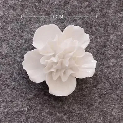 1pcs Home Decoration Living culture ceramic flower 3D wall decoration handicraft living room bedroom wall TV hanging behind wall