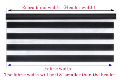 Cordless Zebra Blinds for Windows Shade Spring Shutter Day and Night Roller Blinds Window Custom Curtains for Living Room