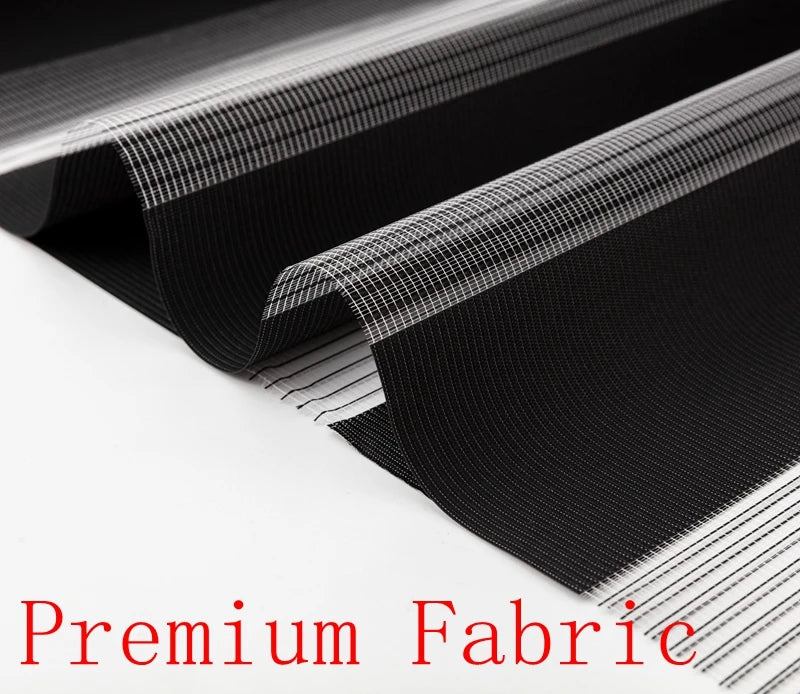 Cordless Zebra Blinds for Windows Shade Spring Shutter Day and Night Roller Blinds Window Custom Curtains for Living Room