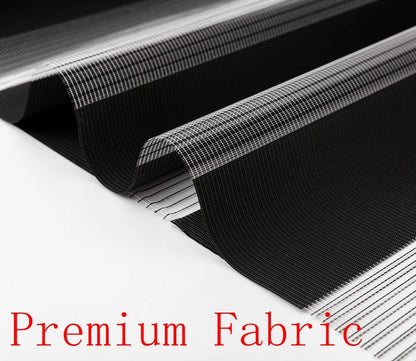 Cordless Zebra Blinds for Windows Shade Spring Shutter Day and Night Roller Blinds Window Custom Curtains for Living Room