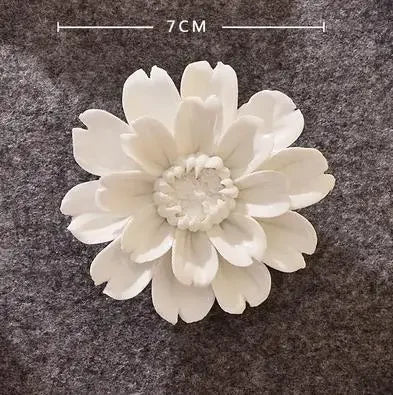 1pcs Home Decoration Living culture ceramic flower 3D wall decoration handicraft living room bedroom wall TV hanging behind wall