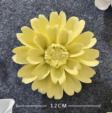 1pcs Home Decoration Living culture ceramic flower 3D wall decoration handicraft living room bedroom wall TV hanging behind wall