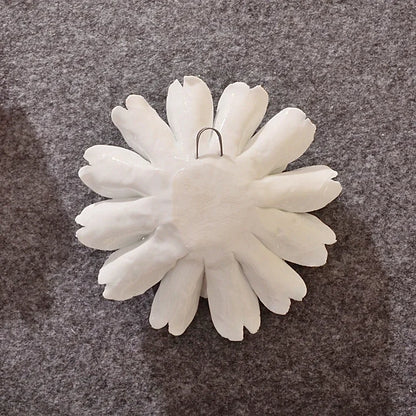 1pcs Home Decoration Living culture ceramic flower 3D wall decoration handicraft living room bedroom wall TV hanging behind wall