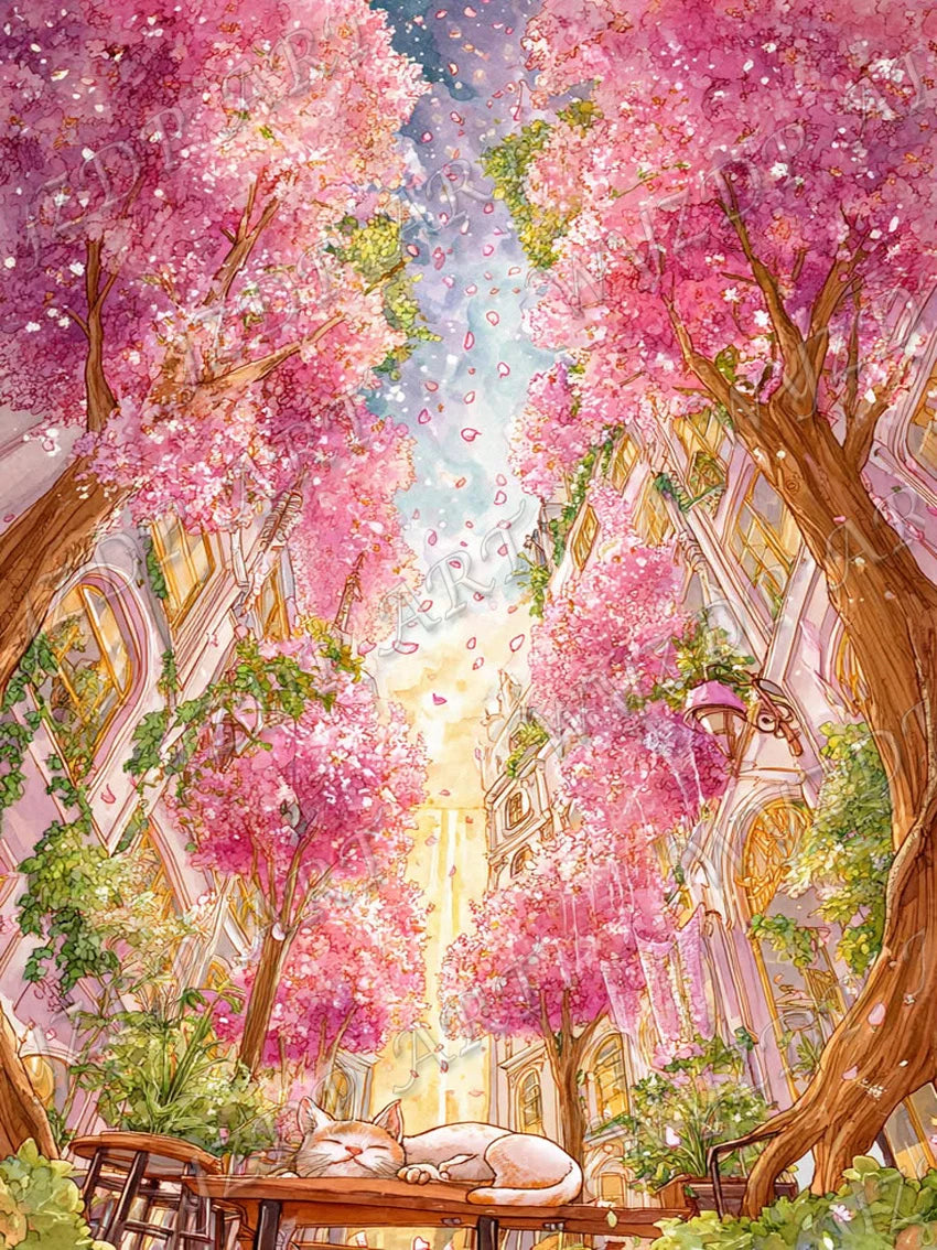WYZDP 100% Fairy Dust Diamond Painting Landscape Square Diamond embroidery Flower Wall Art Stitch Diamond Art Full Crystal Decor